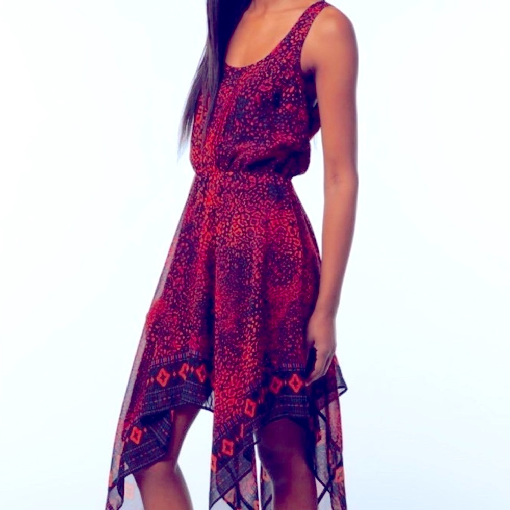 Urban Outfitters Ecotè Fall Handkerchief Dress Size Medium